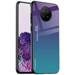Alamo Gradient Glass Case for Xiaomi Redmi Note 9T 5G, Colorful Tempered Glass Phone Cover - Color 3