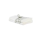 Axlings Linne Handduk Diagonal salvia 2-pack
