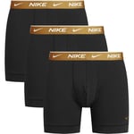 Nike Boxershorts 3-pack - Svart/guld adult 0000KE1007-HX0