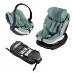 BeSafe, Bilstol, iZi Modular X1 3i1 - Sea Green Mélange Inkludert babystol, småbarnstol og base!