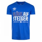 FC Schalke Mens Winners 21/22 Umbro T-Shirt - S
