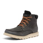 Sorel MADSON II MOC TOE WATERPROOF Men's Casual Winter Boots, Grey (Coal), 6.5 UK