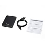 Bipra 100GB 2.5 inch USB 3.0 Mac Edition Slim External Hard Drive - Black