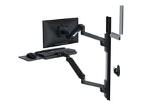 Ergotron Lx Pro - Monteringssats (2 Armar, 2 Förlängningar, Tangentbordsfack, Utdragbar Musbricka, Mushållare, 2 Baser För Väggmontering, Väggspår 34 Tum, Väggfäste, 2 Kabelkanaler, Monitor Pivot, Keyboard Pivot) - För Lcd-Skärm/Pc-Utrustning - Alum