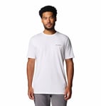 Columbia Men's Rockaway River Graphic SS Tee White/Winding Wonder, White, Winding Wonder, L