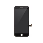 iPhone 8 Plus Skærm LCD Display Glas - Livstidsgaranti - Sort