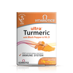 3 Boxes x Vitabiotics Ultra Turmeric Tablets - 180 Tablets |Black Pepper & Vit D