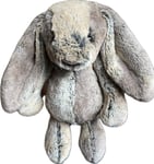 Jellycat Medium Bashful Cottontail Bunny Browny  Grey Rabbit Plush Toy BAS3BWN
