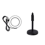 LED Ring Light With Tripod Stand For IPhone Samsung Mobile Phone Mini Camera Light With Holder For Video Makeup Lighting,03