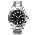 Mens New Smart Sekonda Pattern Black Dial 50m Date Watch 1171 Rp £59.99