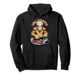 Bigfoot BBQ Grillsquatch Sasquatch Barbecue Grill Cook Chef Pullover Hoodie