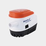 SEAFLO Dränkbar elektrisk länspump 06-600 GPH (37 liter / minut), 12V, automatisk driftstart, med nivåvakt
