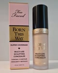 ~ NEW ~ TOO FACED BORN THIS WAY SUPER COVERAGE CONCEALER 13.5ml FULL SIZE #SWAN