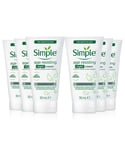 Simple Womens Night Cream Age Resisting Fights Premature ageing 50ml, 6 Pack - One Size