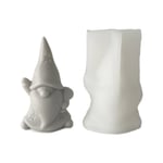 Mode Jultomten Ljus Form Ljusdesign Jul Halloween Dekor Hemprydnad DIY Craft Tool