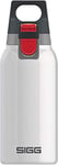 SIGG - Insulated Water Bottle - Thermo Flask Hot & Cold One - With Tea Filter - Leakproof - BPA Free - 18/8 Stainless Steel - White - 0.3L