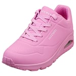 Skechers Uno Stand On Air Womens Pink Fashion Trainers - 7 UK