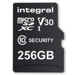 Integral Micro SD Card -Dash,Security Cam 4K Video V30 U3 High Endurance 256GB