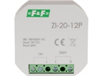 F&F Switching power supply for a box 180-264V AC, output 12V DC 1.6A 20W ZI-20-12P