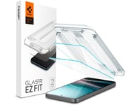 Spigen Glas.Tr Ez Fit, Samsung, Galaxy A36 5G, Reptålig, Transparent, 2 Styck