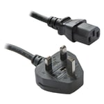 3M Kettle Type IEC C13 TV LCD PC Power Mains Lead Cable - SENT TODAY