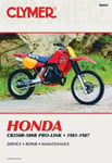 Haynes Publishing - Honda CR250R-500R Pro-Link Motorcycle (1981-1987) Service Repair Manual Bok