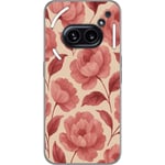 Nothing Phone (2a) Plus Genomskinligt Skal Rose Bloom