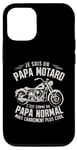 Coque pour iPhone 12/12 Pro Papa Motard Humour Cadeau Motorcycle Moto Fête Des Pères