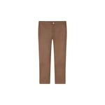 2nd Leya - Refined Stretch Leather Pants, Tobacco Brown 171327