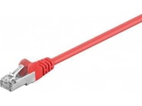Rb-Lan Cat 5E Patchkabel, F/Utp, Röd - Kabellängd 0,5 M