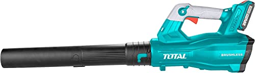 Total Tools - Souffleur électrique | A Batterie P20S 20 V | Vitesse maximale de 42 m/s | Outil de Jardinage | Portable | Moteur Brushless