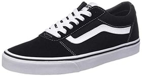 Vans Homme Ward Sneaker Basse, (Suede/Canvas) Black/White, 40 EU