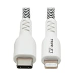 Tripp Lite M102-010-HD Heavy-Duty USB-C to Lightning Sync/Charge Cable