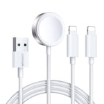 Joyroom 3in1 USB-A Till Lightning Kabel Och Magnetic Laddare 1.2m