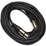 25ft HQRP 3-pin XLR M to XLR F Cable for Behringer ECM8000, C-1, C-2 Microphones
