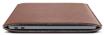 Woolnut Leather Sleeve (Macbook Pro 14") - Grön