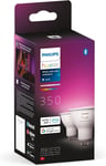 Philips Hue White and Colour Ambiance Smart Light 2 Pack [GU10 Spot] With Blu...
