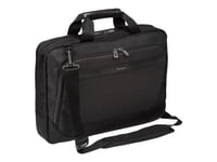 Targus CitySmart Slimline Topload - Sacoche pour ordinateur portable - 14" - 15.6" - gris, noir