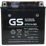 GS Yuasa GTX14A-BS(CP) 12V Vedlikeholdsfritt VRLA Startbatteri