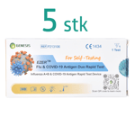 User Covid-19 og Influenza A+B Hjemmetest 5 stk - 5 Stk