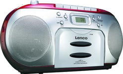 Lenco SCD-420, Musta, Punainen, Kannettava CD-soitin