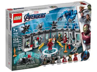 LEGO Iron Man Hall of Armor Lab Set 76125 Marvel Avengers New & Sealed FREE POST