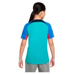 Nike Fc Barcelona Dri Fit Strike 22/23 Short Sleeve T-shirt Junior Blue 5-6 Years