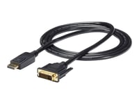 Startech.Com 1,8 M Displayport Till Dvi-Kabel - 1080P Video - Displayport Till Dvi-Kabeladapter - Dp Till Dvi-D-Adapter Single Link - Dp Till Dvi-Skärmkabel - Dp-Anslutning Med Låsning - Adapterkabel - Dvi-D (Hane) Till Displayport (Hane) - 1.8 M -