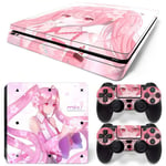 Kit De Autocollants Skin Decal Pour Ps4 Slim Game Console Full Body Soccer Surf National Trend Style, T1tn-Ps4slim-7079
