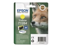 Epson T1284 - 3.5 ml - jaune - originale - blister - cartouche d'encre - pour Stylus S22, SX130, SX230, SX235, SX430, SX435, SX438, SX440, SX445; Stylus Office BX305