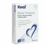 Kwai Blood Pressure Potassium, Magnesium 400mg + Vitamin B6 and B12, 30 Tablets