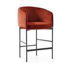 Bonnet Bar 93 Chair, Black Metal Leg Removable Upholstery, Cat. 4, Opera 2