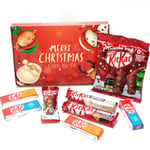 Kit Kat Christmas Chocolate Selection Treat Box - Bars, Santa, White, Orange