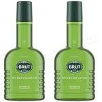 Brut Splash On Lotion Original Aftershave Fresh 200ml- Pack 2